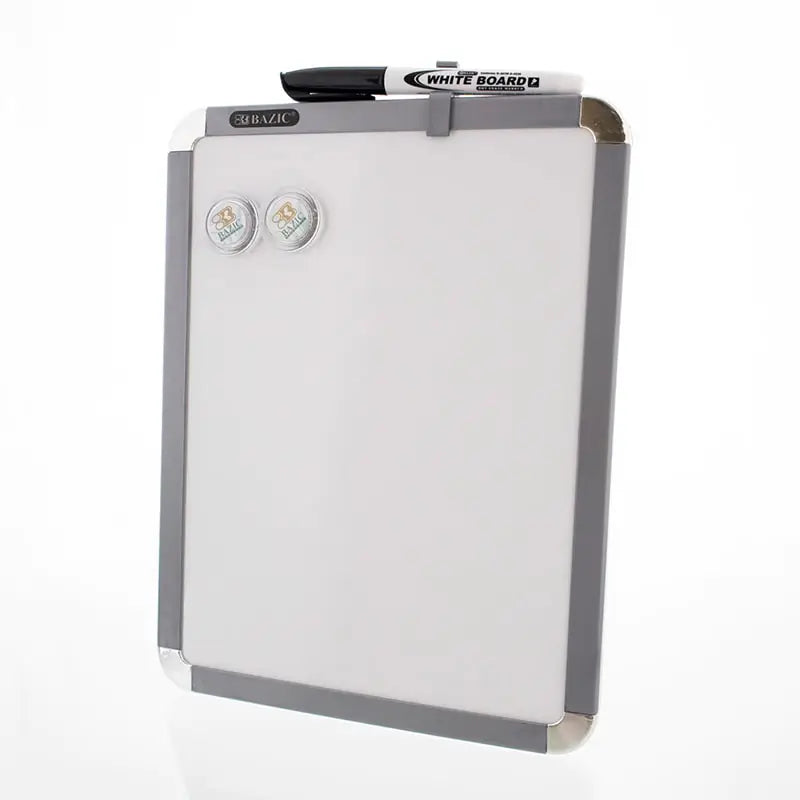 8.5" X 11" Magnetic Dry Erase Board w/ Marker &amp; 2 Magnets